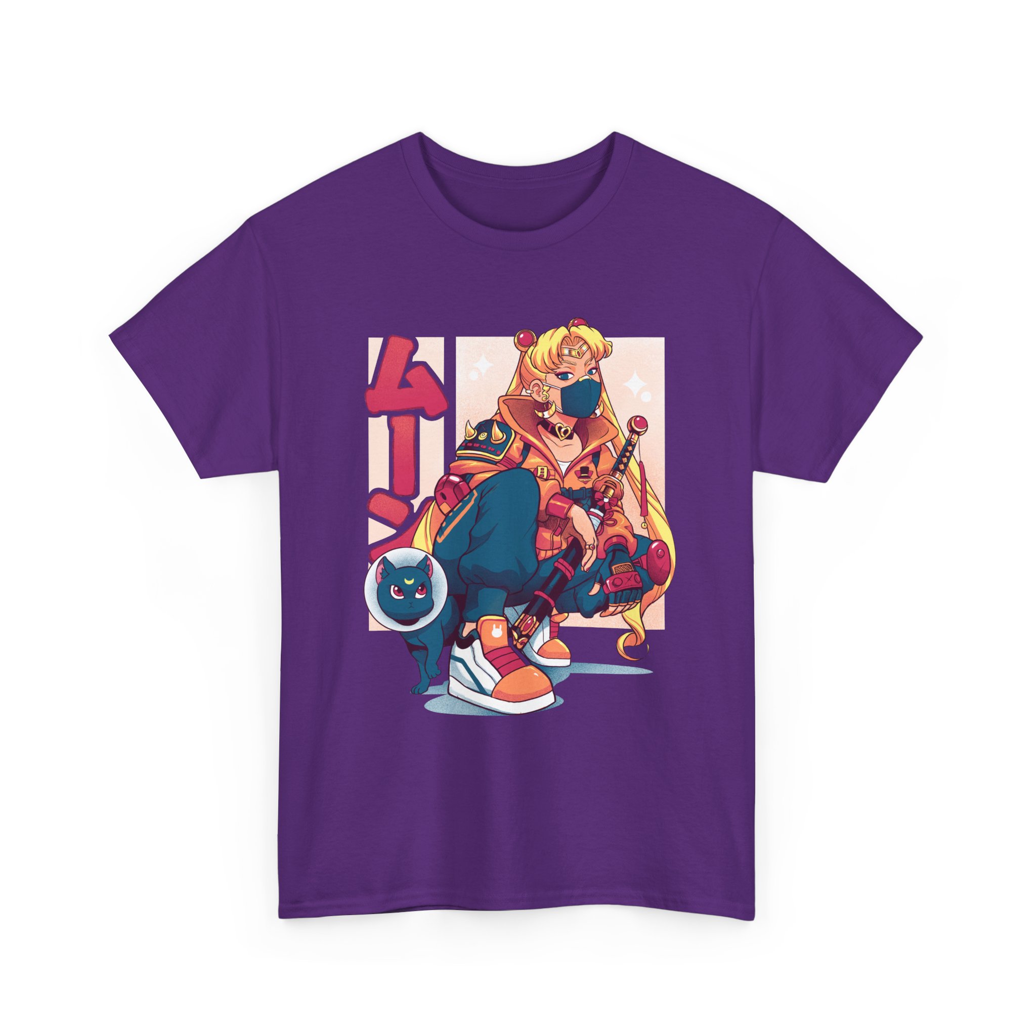 Sailor Moon Cyberpunk Street-style T Shirt - Image 18