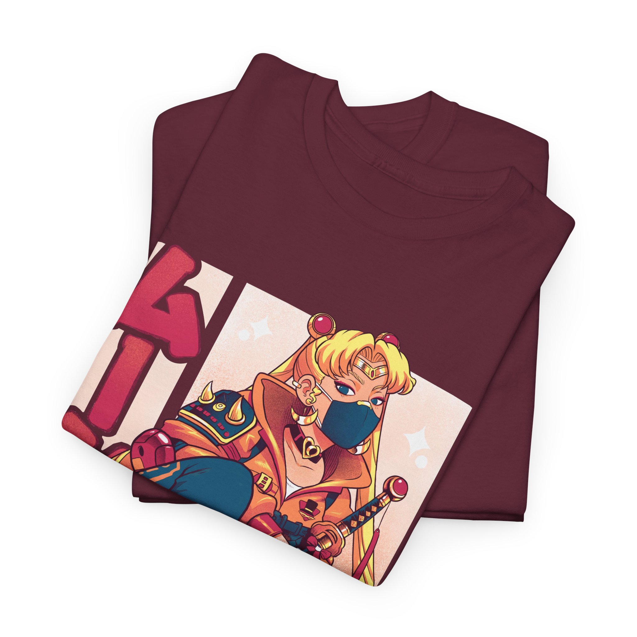 Sailor Moon Cyberpunk Street-style T Shirt - Image 10