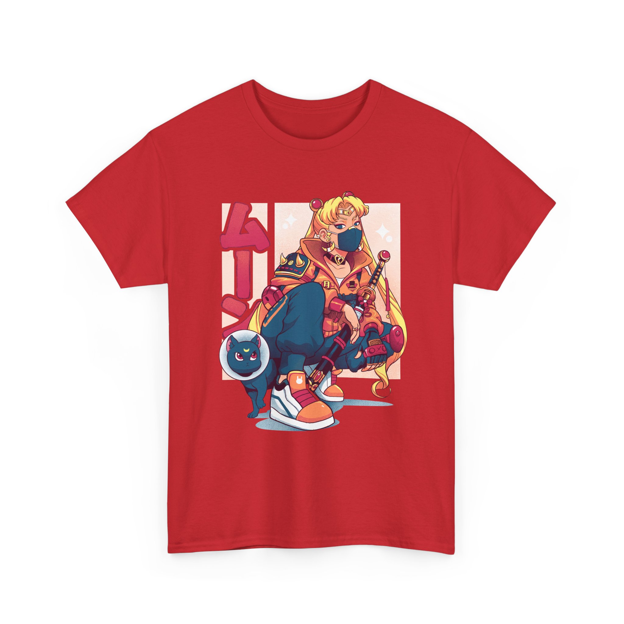 Sailor Moon Cyberpunk Street-style T Shirt - Image 19