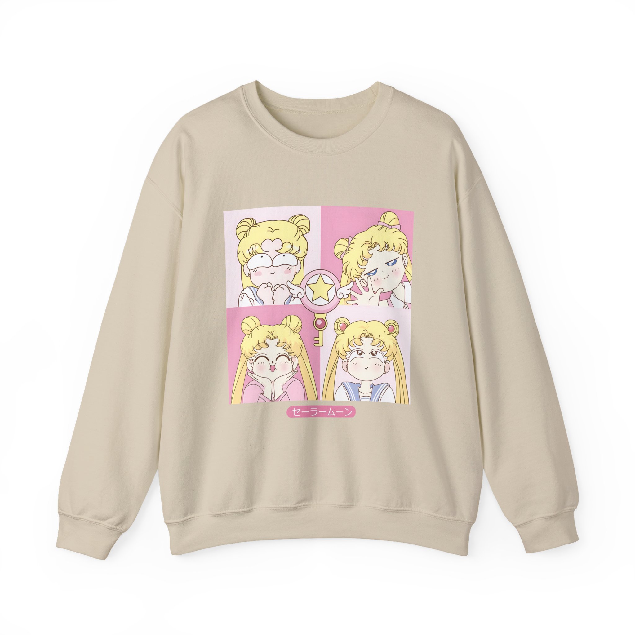 Sailor Moon Kawaii Mood Collage Sweatshirt - Image 5