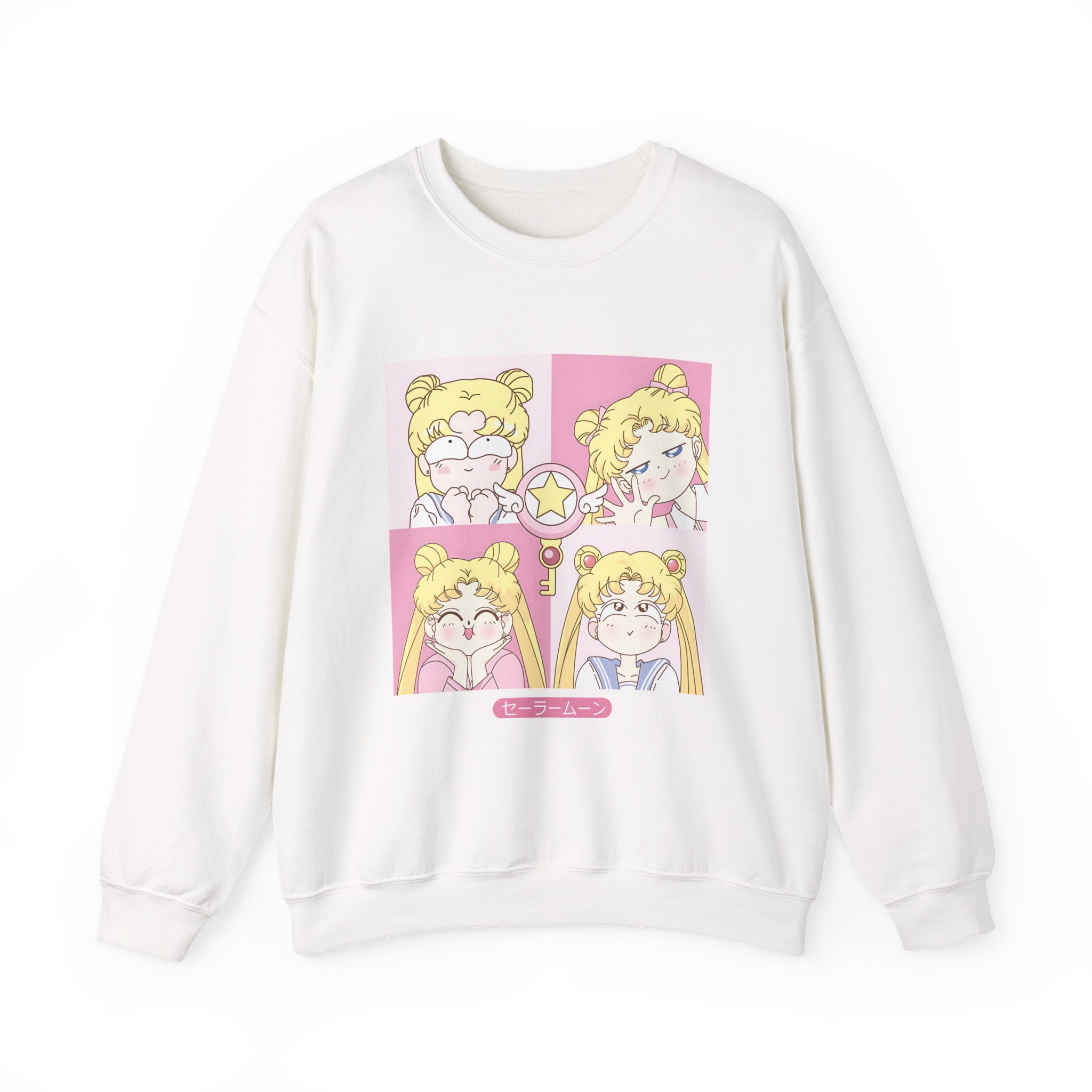 Sailor Moon Kawaii Mood Collage Sweatshirt