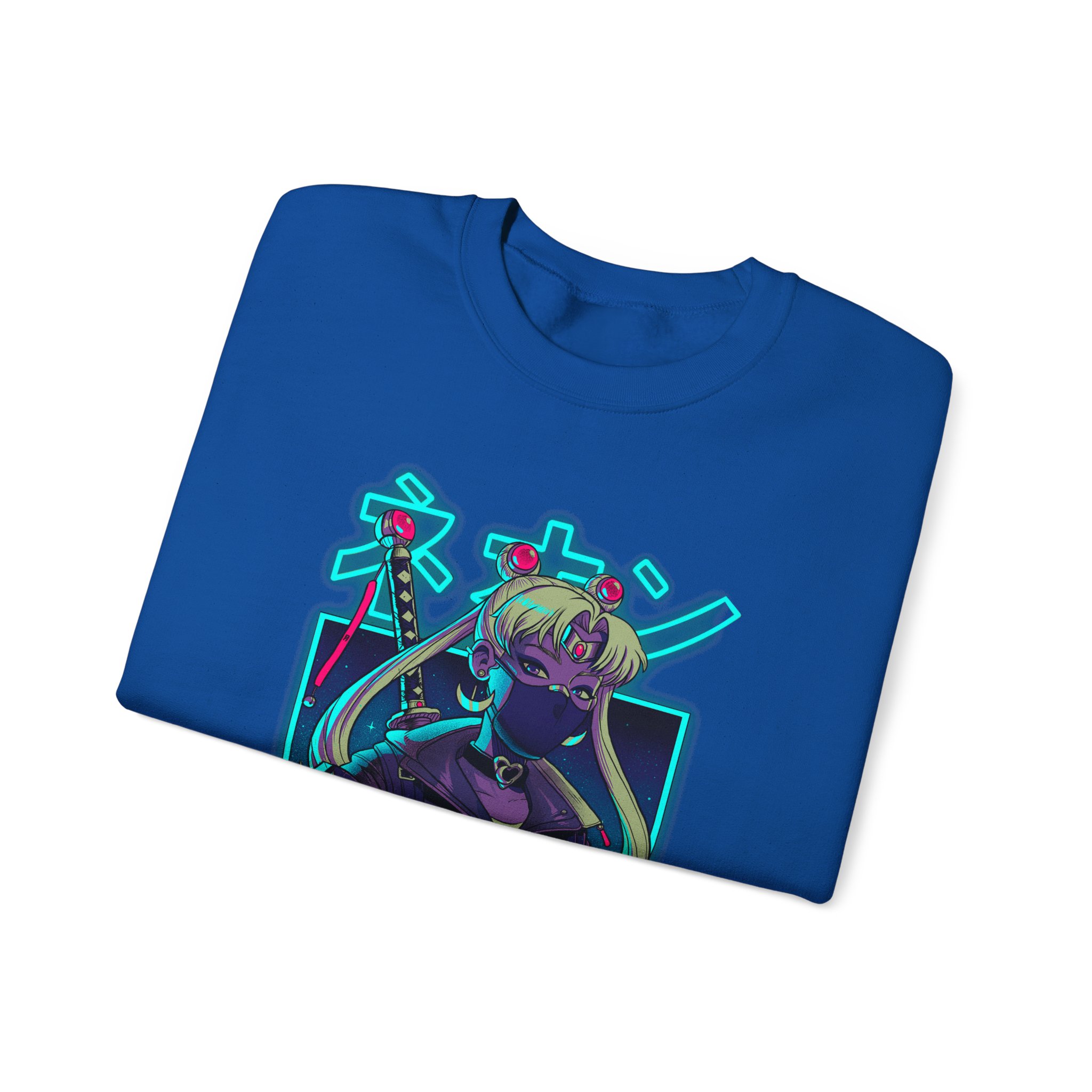 Sailor Moon Cyberpunk Neon Sweatshirt - Image 16