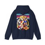 Sailor Moon Retro 90s Anime Graphic Hoodie - Image 12