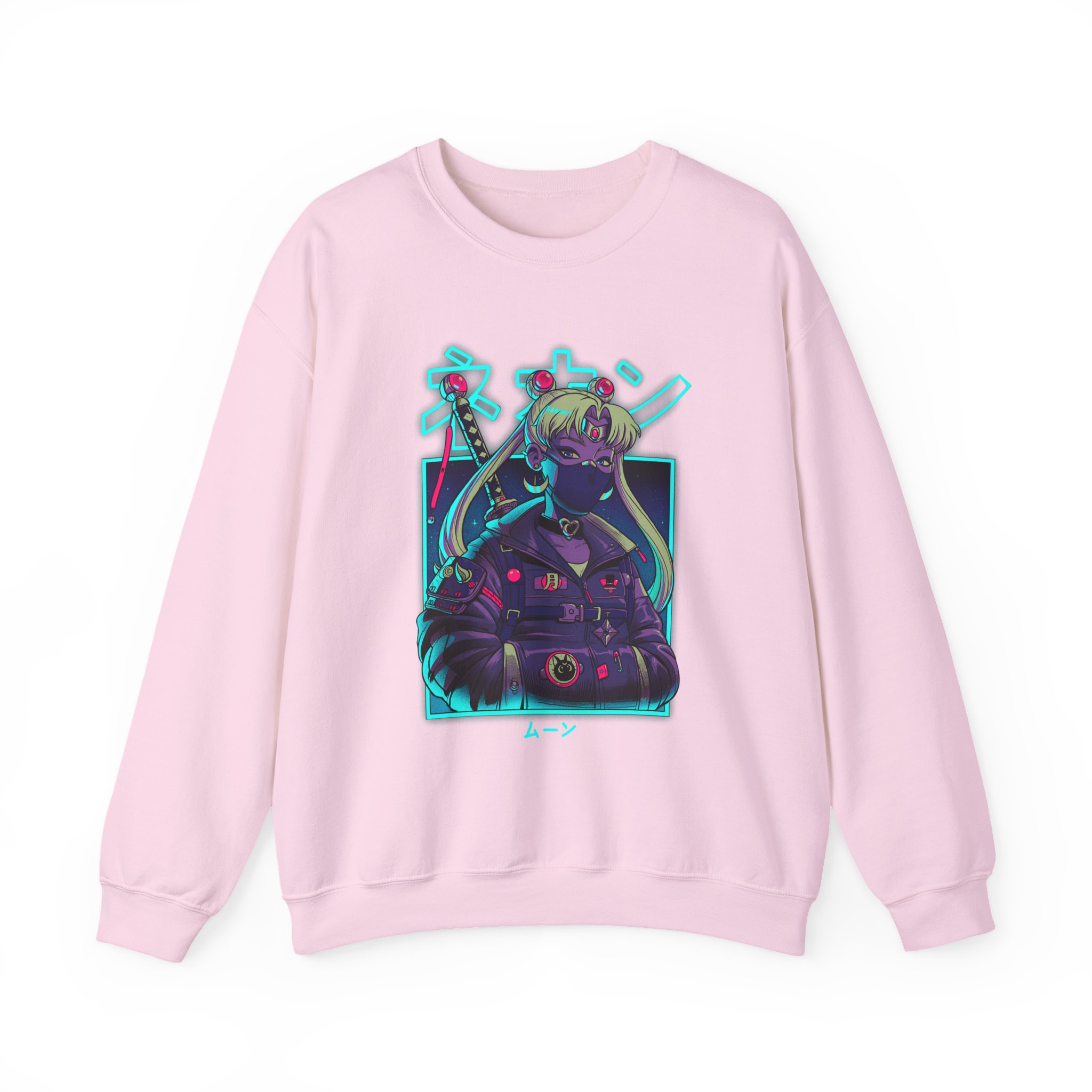 Sailor Moon Cyberpunk Neon Sweatshirt - Image 12