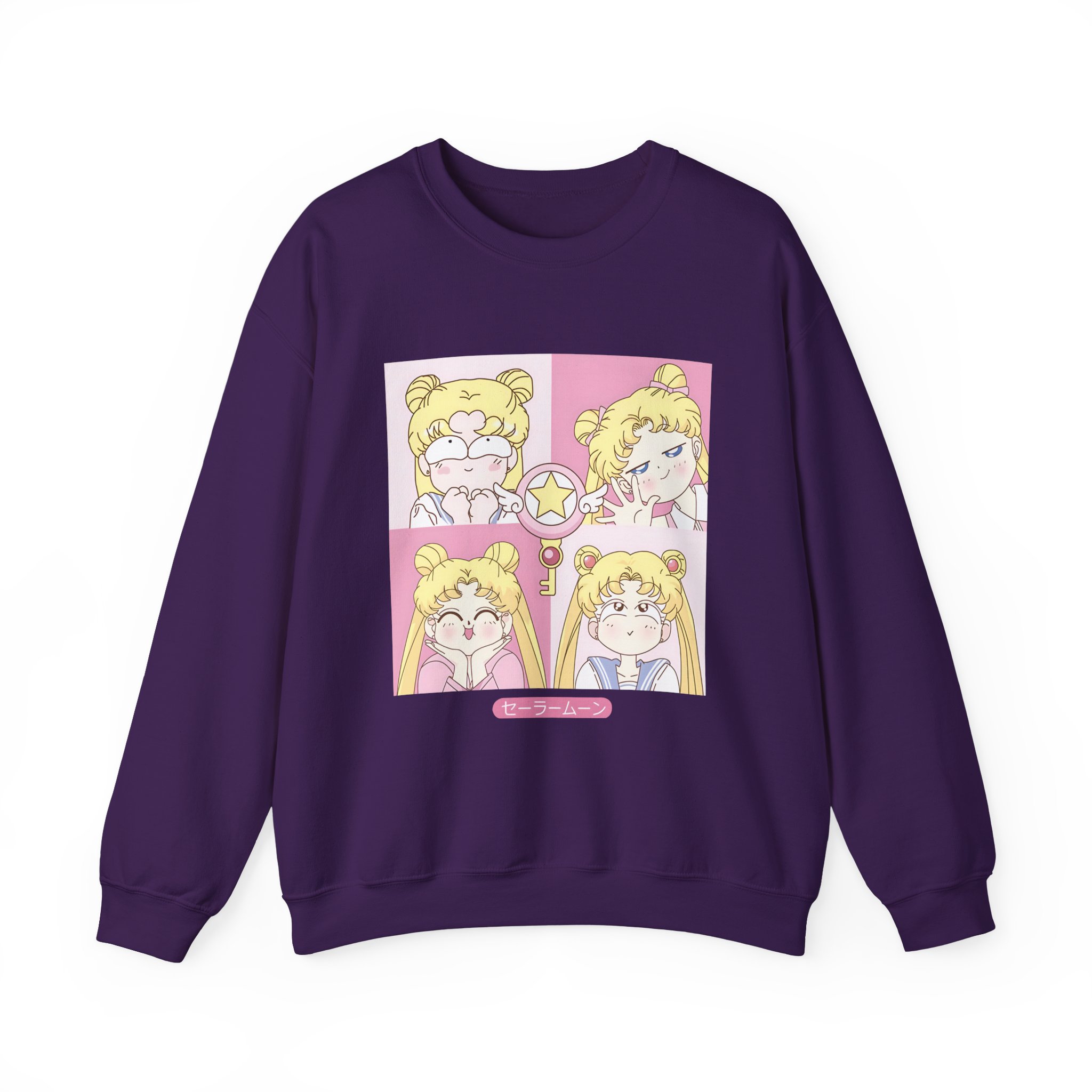 Sailor Moon Kawaii Mood Collage Sweatshirt - Image 12