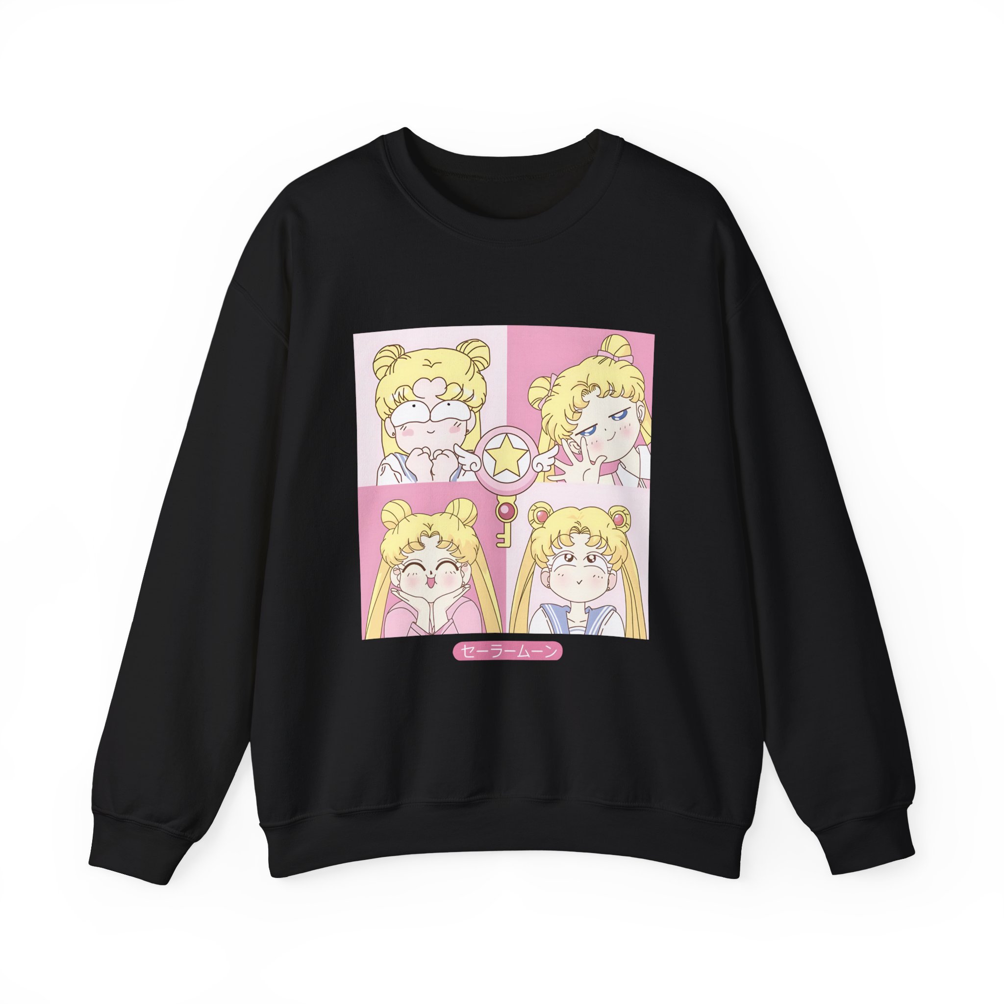 Sailor Moon Kawaii Mood Collage Sweatshirt - Image 4