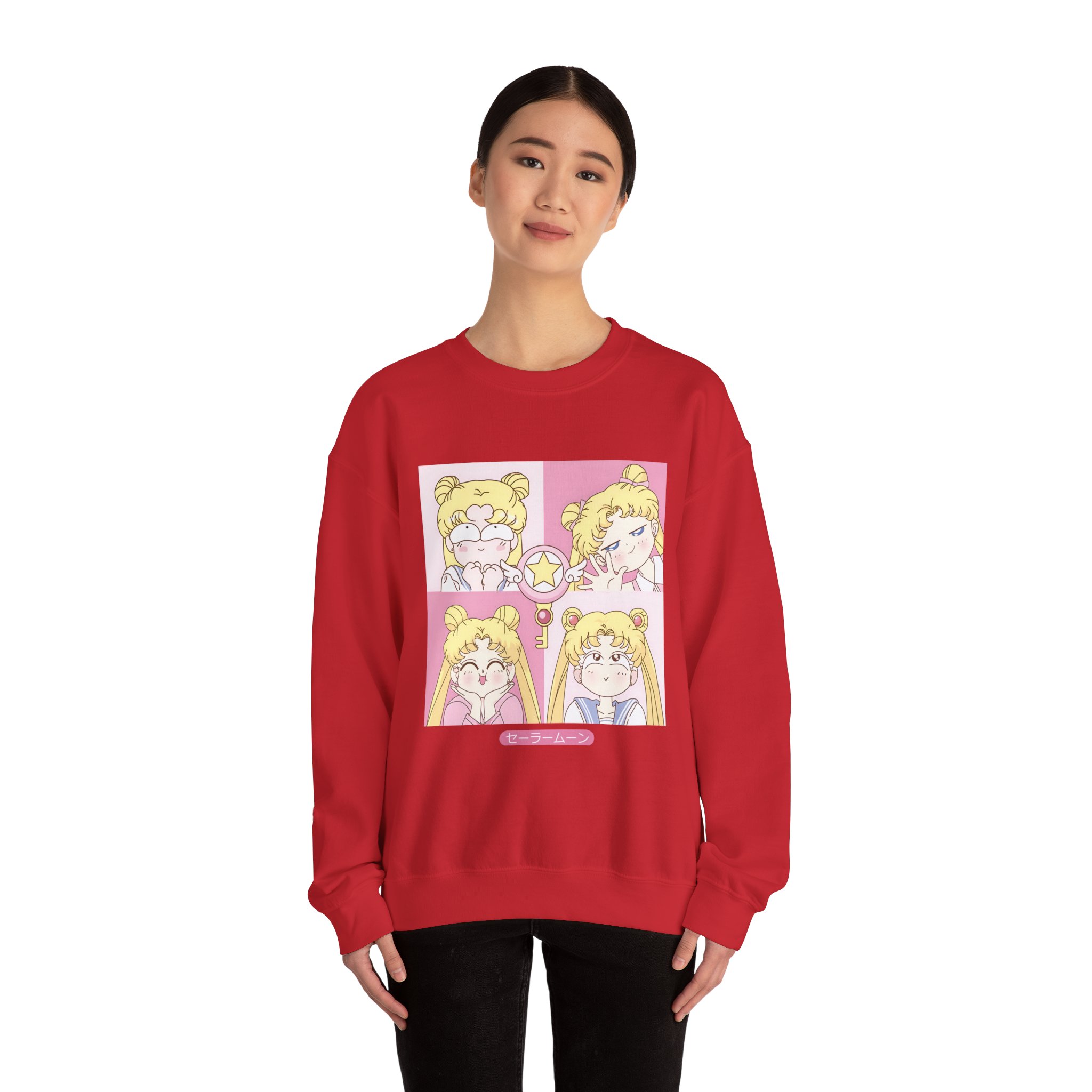 Sailor Moon Kawaii Mood Collage Sweatshirt - Image 15