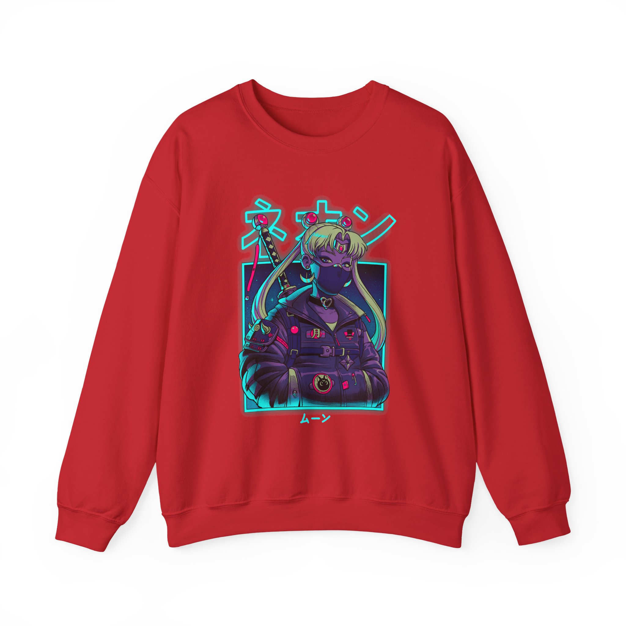 Sailor Moon Cyberpunk Neon Sweatshirt - Image 13