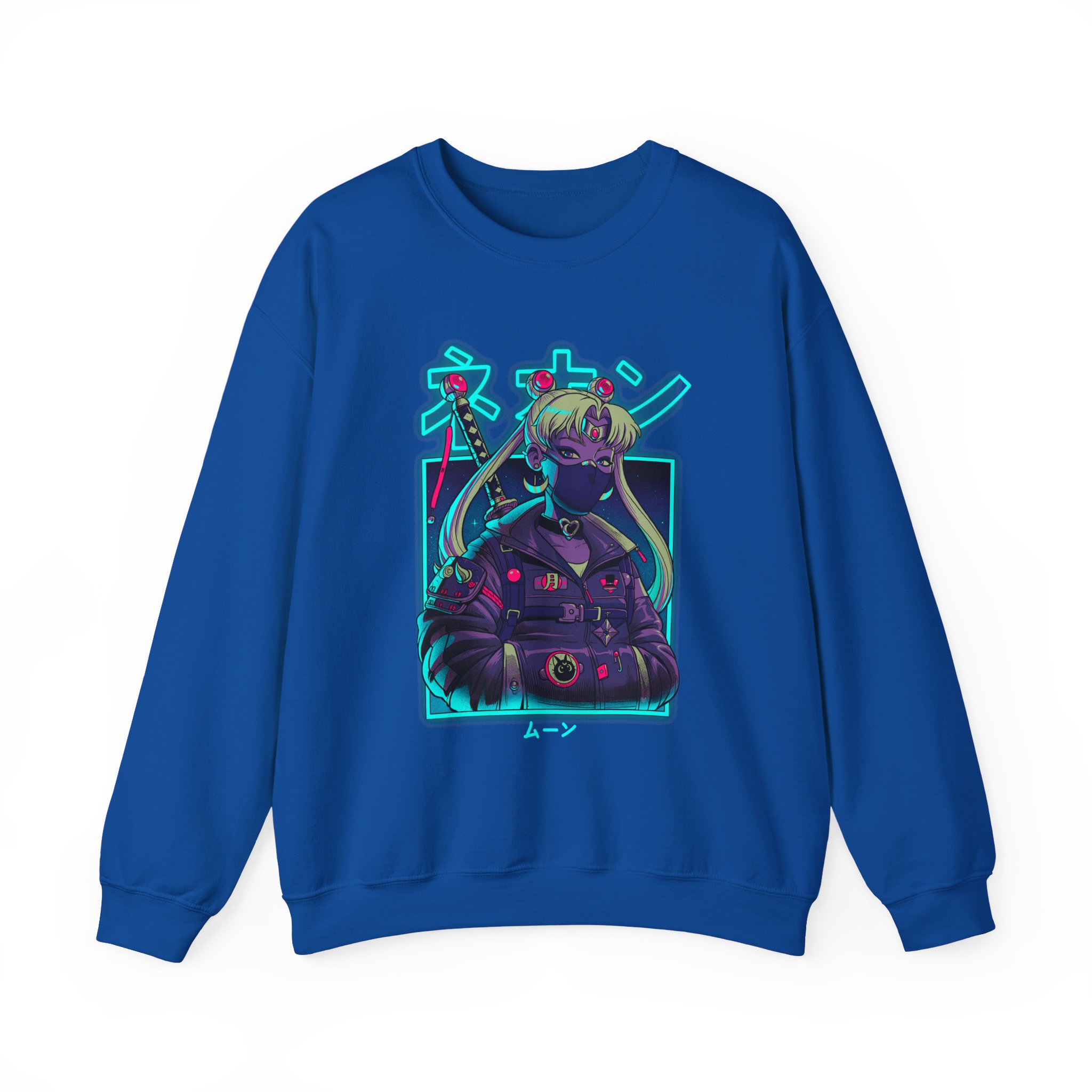 Sailor Moon Cyberpunk Neon Sweatshirt - Image 15