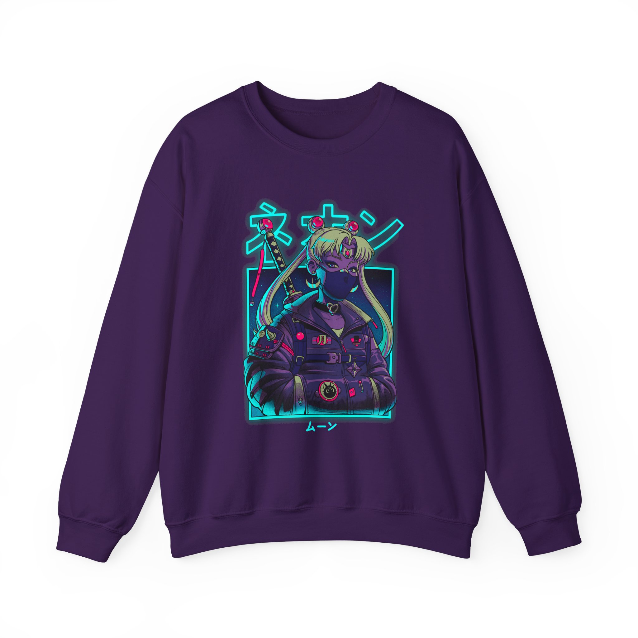 Sailor Moon Cyberpunk Neon Sweatshirt - Image 11