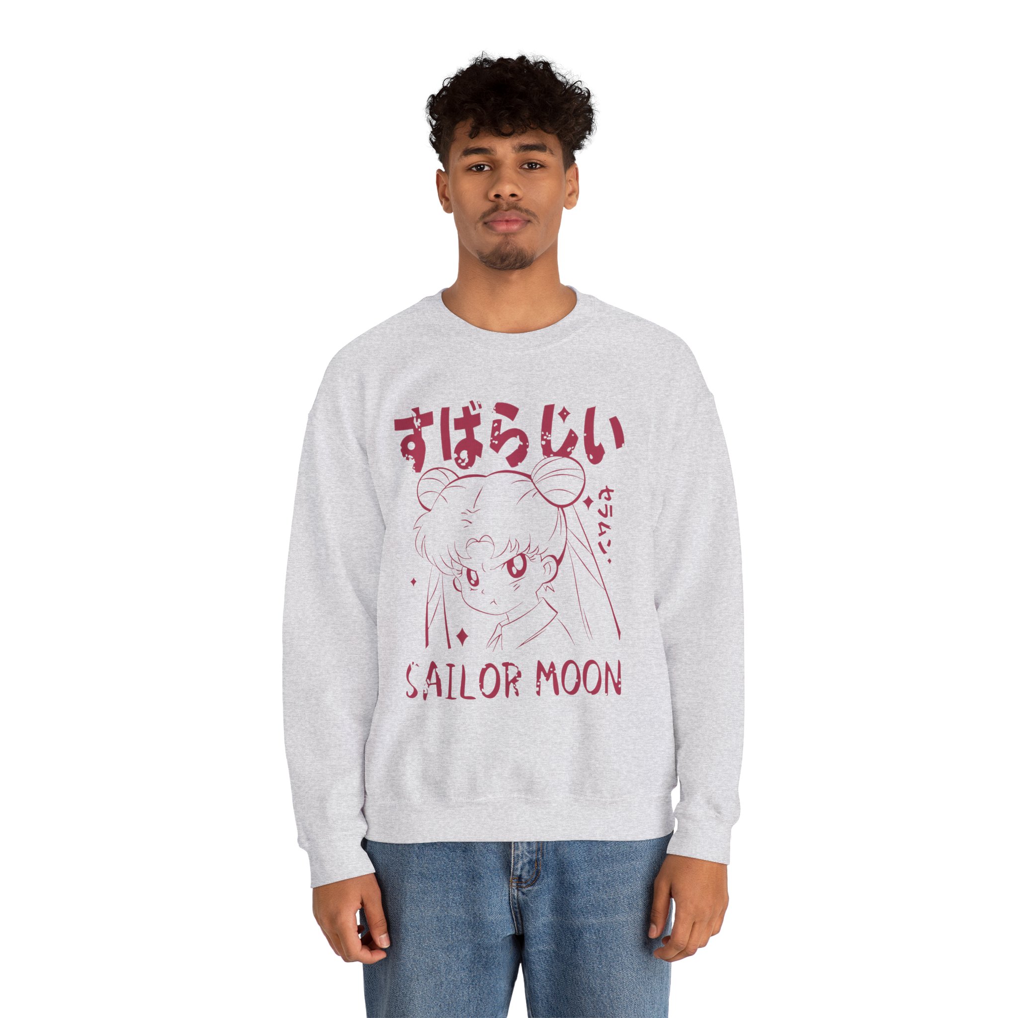 Sailor Moon - Sassy Sailor Moon Chibi Graphic Sweatshirt - Image 4