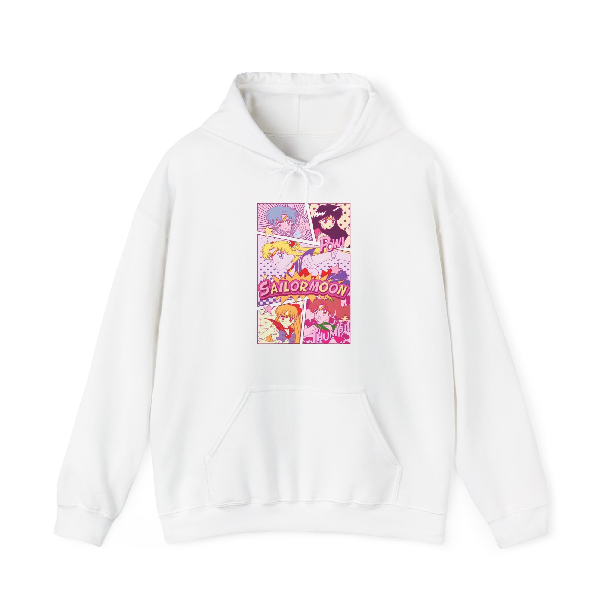 791582053245853159_4096.jpeg Sailor Moon Retro Comic Hoodie - Image 1